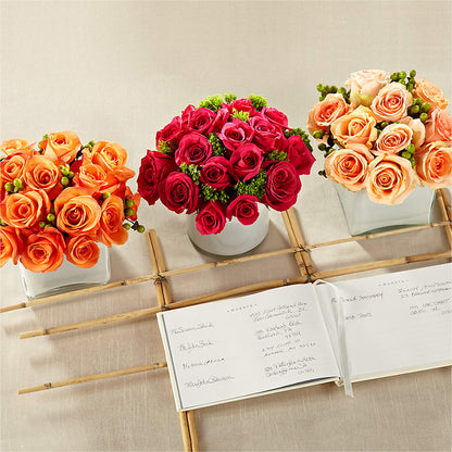 Dawn Rose Centerpiece –  J C Snyder Florist By Transcend, Harrisburg PA
